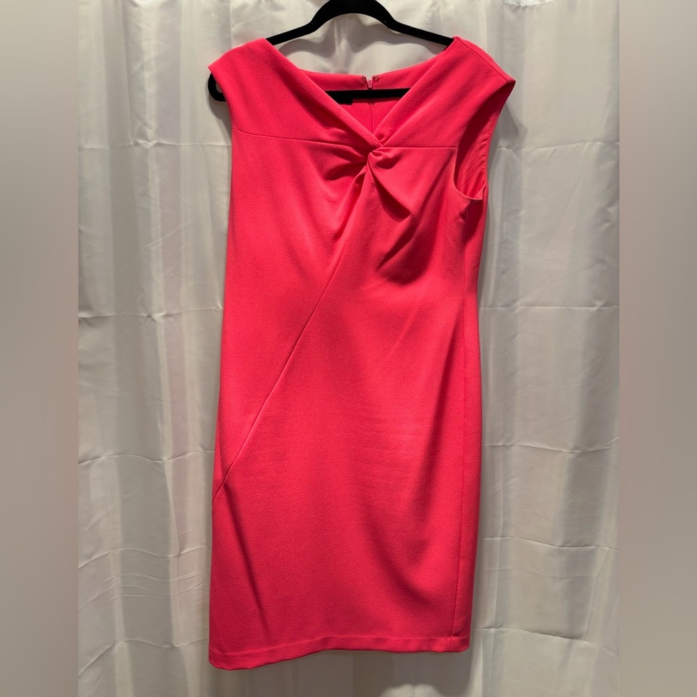 Chic Pink Office Dress